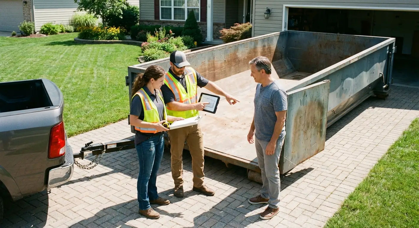10 Yard Dumpster Rental Process in Waynesboro, GA