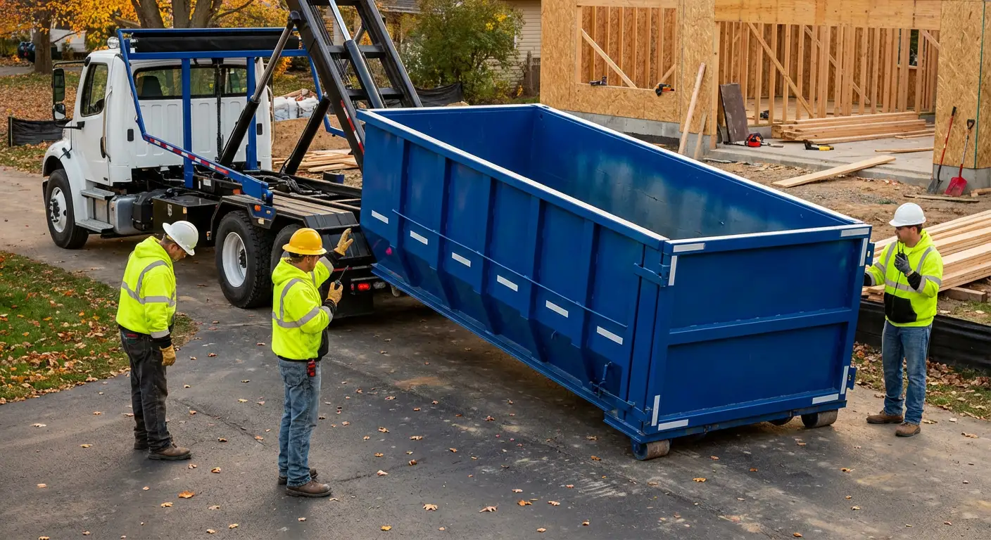 Construction dumpster delivery and waste management in Waynesboro, GA