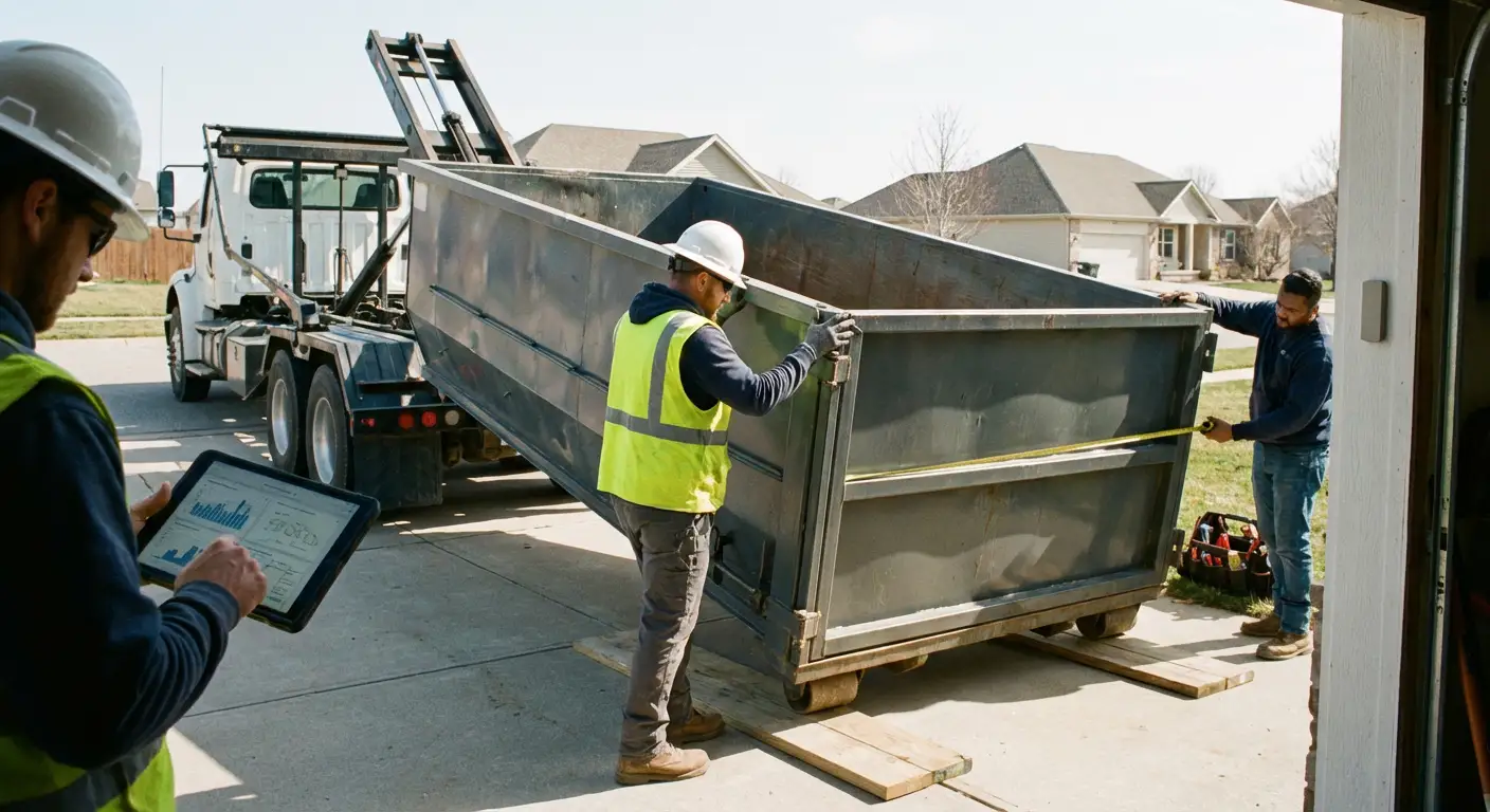 Roll-off dumpster dimensions and capacity guide in Waynesboro, GA
